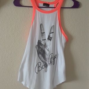 "Boy bye" tank top